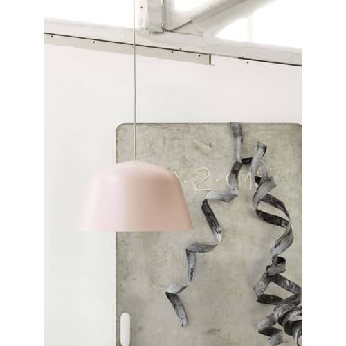 Suspension Ambit   / Ø 40 cm - Muuto - Blanc - Aluminium, Tissu