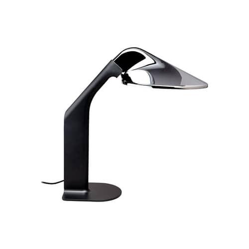 Niwaki LED Table lamp metal - DCW éditions - Chrome / Black - Aluminium, Steel
