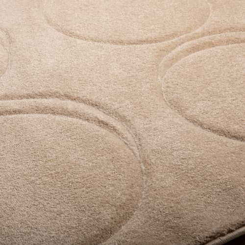 Tappeto Dot tessuto beige / 160 x 230 cm - Fatboy - Creamy Camel - Polipropilene