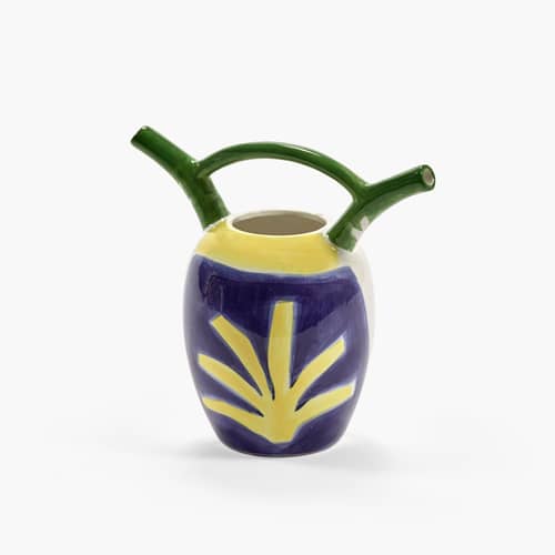Vase Sapote céramique multicolore / Small - 21 x 12 x H 20 cm - Serax - Multicolore - Grès émaillé
