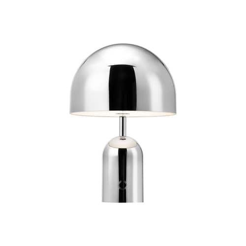 Bell LED Wireless rechargeable lamp plastic material silver - Tom Dixon - Silver - ABS