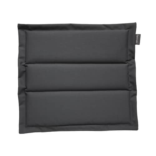 Accessoire / Coussin assise pour chaise et fauteuil Luxembourg & Monceau - Fermob - Gris nuit - Mousse, Toile