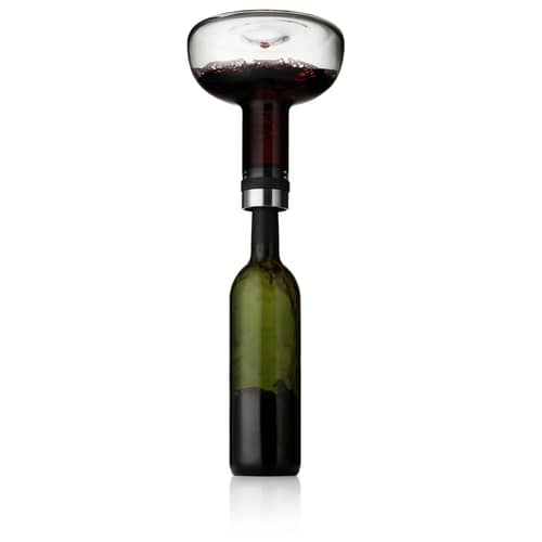 New Norm Decanter glass plastic material transparent Winebreather carafe - Audo Copenhagen - Clear - Glass, Silicone, Stainless steel