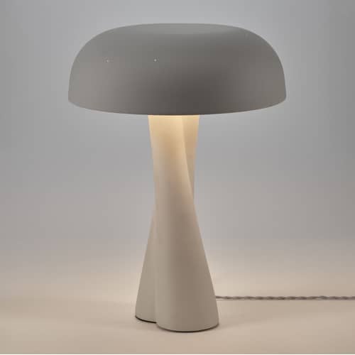 Lampada da tavolo Paulina 05 ceramica bianco / Ø 37,5 x H 52 cm - Serax - Bianco - Gres