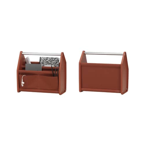 Vitra Locker Box SMALL Basket - brick red | Made In Design UK