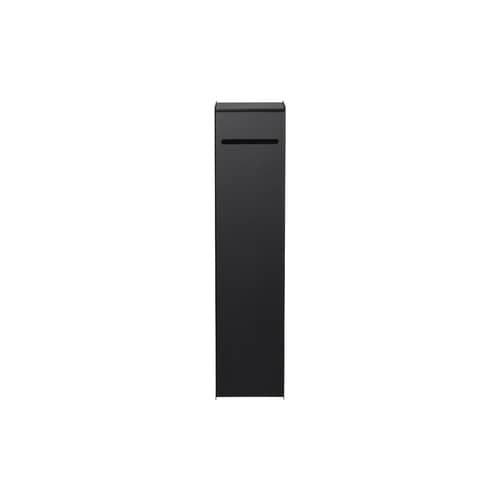 Portarotolo per Carta Igienica Sama metallo nero / Per 5 rotoli - H 59 cm - Ferm Living - Nero - Acciaio inossidabile