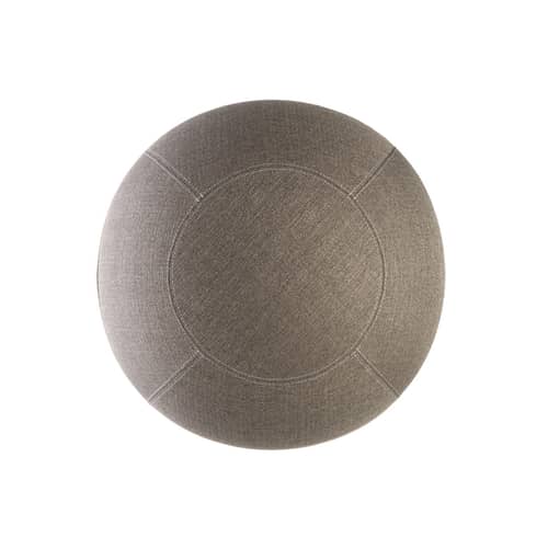 Sedia ergonomica Ballon Original Regular tessuto marrone beige / Ø 55 cm - BLOON PARIS - Neo - PVC, Tessuto poliestere