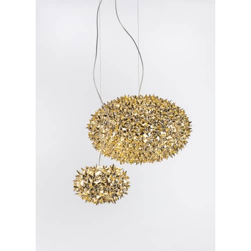 Suspension Bloom Bouquet / Large Ø 53 cm - Métallisée - Kartell - Or - Technopolymère thermoplastique