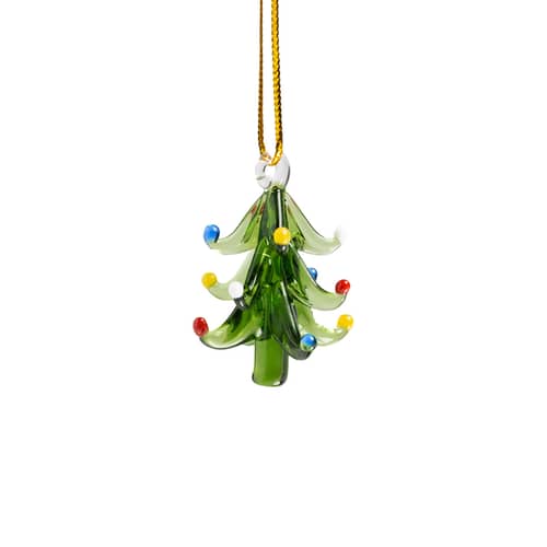 Set de 3 boules de Noël Merry #2 verre / Soufflé bouche - & klevering - Merry #2 - Verre borosilicaté