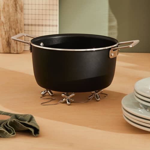 Dessous de plat Tripod métal - Alessi - Chromé - Zamac chromé