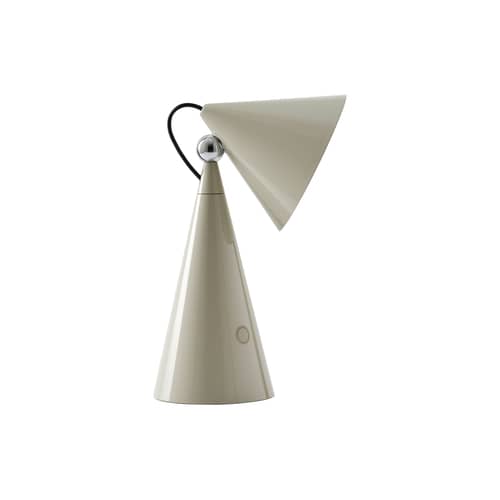 Lampe sans fil rechargeable Pose LED / Orientable - Tom Dixon - Beige Mastic - Polycarbonate
