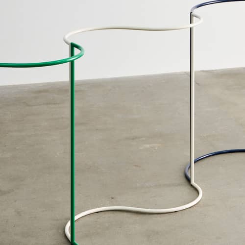 Beige Steel Rack Rack Colour Rack Hay / Shape S - W 144 x D 60 cm - Beige - Metal | Made ...