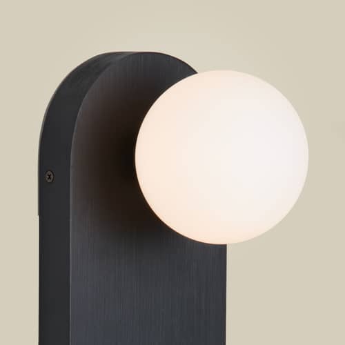 Java Wall light with plug wood black - GOOD&MOJO - Black - Bamboo