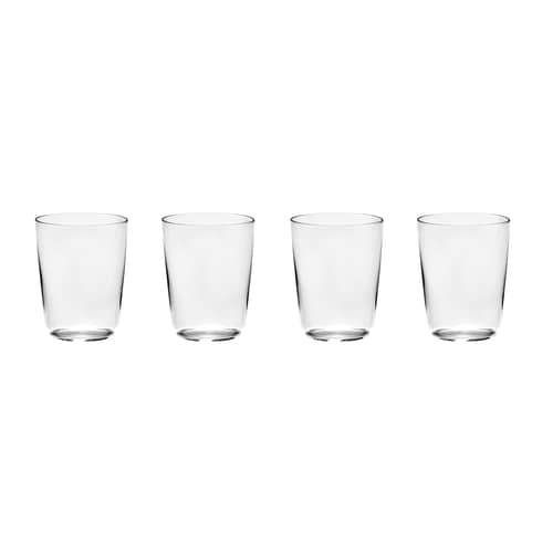 Glas Out of Lines glas transparent / Set von 4 - Serax - Transparent - mundgeblasenes Glas
