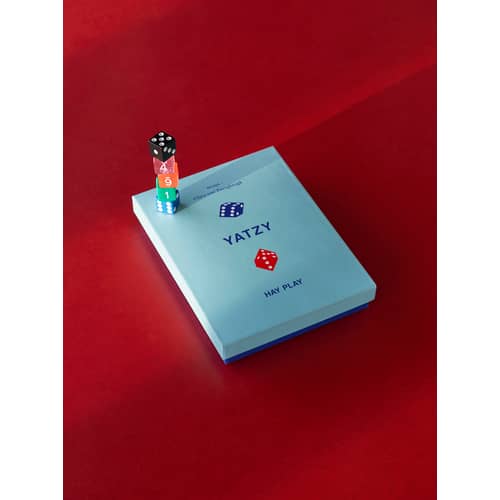 Jeu Yatzy Hay Play plastique multicolore / Version en anglais - Hay - Yatzy - Acrylique, Carton