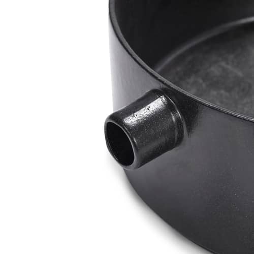 Piatto da forno FCK Large ceramica nero / Ø 25 x H 9,8 cm - Serax - Nero - Gres smaltato