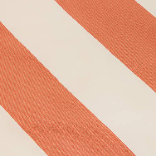 Pouf d\'extérieur The Original Outdoor / Tissu Olefin - Fatboy - Rayé orange & crème -  Micro-billes EPS, Tissu oléfine