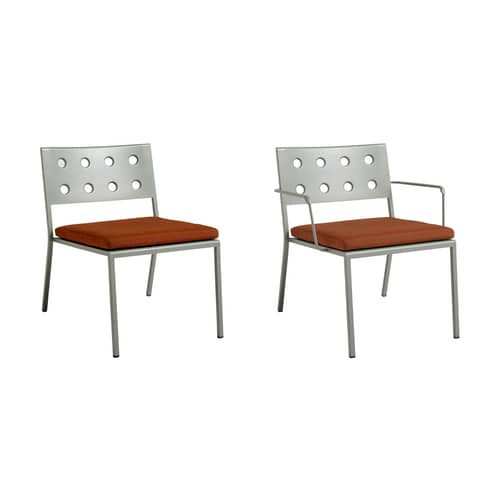 Sitzkissen  textil rot / Für Lounge-Stuhl und Lounge-Sessel Balcony - Hay - Cayennerot - Olefin Stoff, Polyurethan-Schaum, Recyceltes Polyester