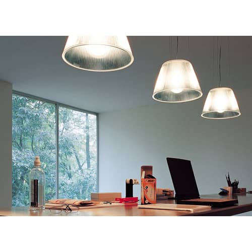 Suspension K Tribe S2 plastique transparent Ø 39.5 cm - Flos - Transparent - PMMA