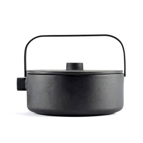 Collage Teapot metal black / Cast iron - 1.2 L - Serax - Black - Cast iron