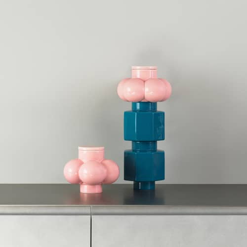Deko Object B4 Vase ceramic pink - Normann Copenhagen - B4/ Pink - Ceramic