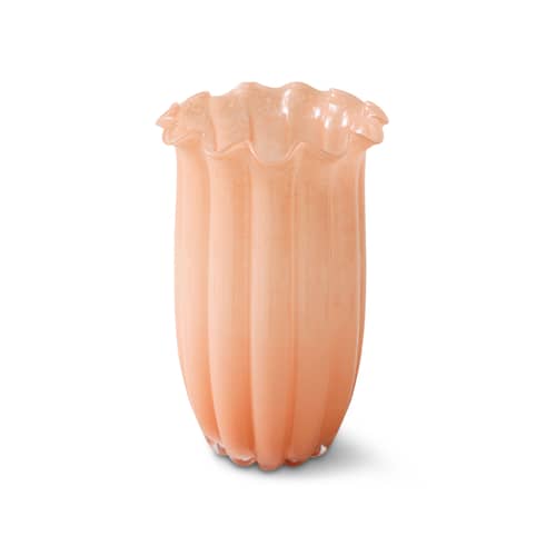 Vase High verre orange - HK LIVING - Pêche - Verre
