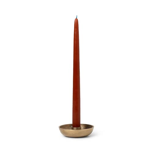 Bougeoir Bowl Single   / Ø 10 cm - Laiton - Ferm Living - Laiton - Laiton massif