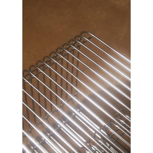 Curva Stool metal silver / End table - AYTM - Silver - Chrome plated iron