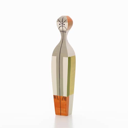 Dekoration Wooden Dolls - No. 14 holz bunt / By Alexander Girard, 1952 - Vitra - Nr. 14 - Tanne