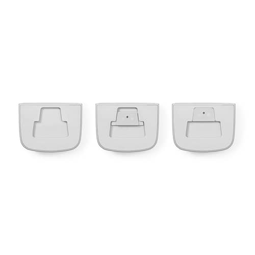Rangement mural Pocket 3 plastique noir / L 10 x H 14 cm - Normann Copenhagen - Noir - Polypropylène