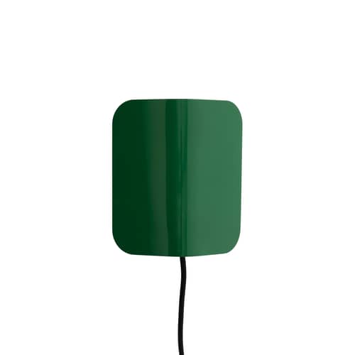 Applique avec prise Apex métal vert / Orientable - Hay - Vert émeraude - Acier peint