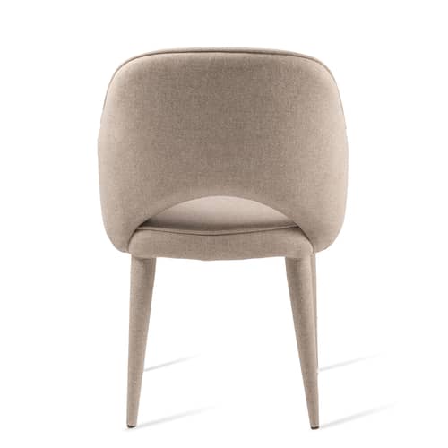 Fauteuil rembourré Cosy tissu beige - POLSPOTTEN - Ecru - Métal, Mousse, Tissu polyester