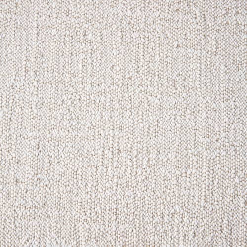 Gartensofa 3-Sitzer Jack Outdoor textil holz weiß / L 265 cm - Teakholz - Ethnicraft - Naturweiß - Massives Teakholz, Polypropylen-Stoff, Schaumstoff