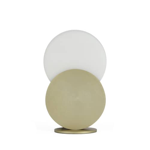 Lampe de table Duo LED or métal - ENOstudio - Or - Acrylique, Aluminium anodisé