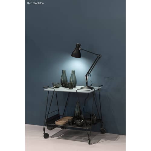 Lampe de table Type 75 métal argent / H 66 cm / Réédition 1930\' - Anglepoise - Argent - Acier, Aluminium, Fonte
