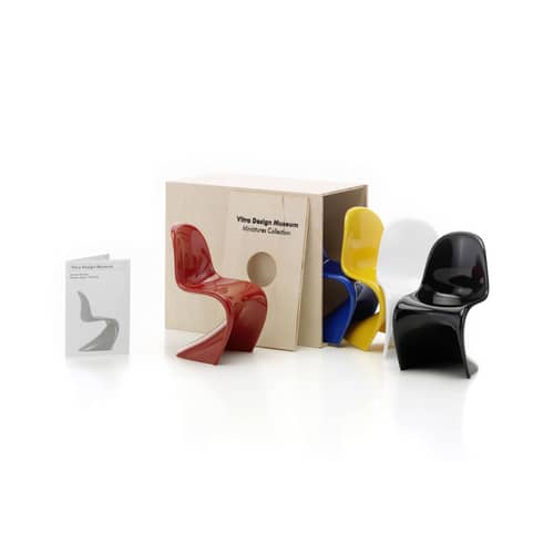 Miniatur Panton Chairs plastikmaterial bunt / Panton (1959 / 1960) - 5er Set - Vitra - Panton Chairs - Polypropylen