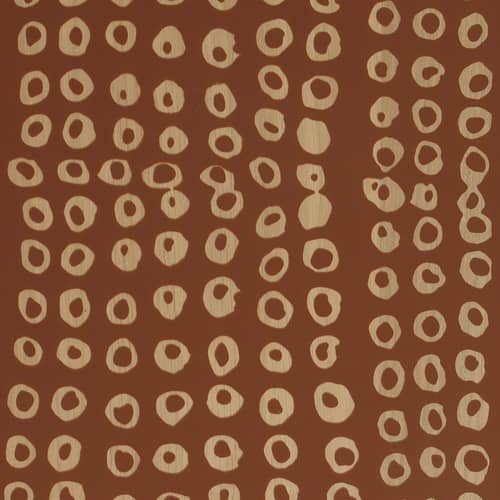 Tablett Second Nature holz braun / 53 x 31 cm - Ethnicraft - Second Nature / Rotbraun & Eiche - Eichenfurnier, Glass mit Siebdruck
