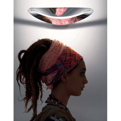 Applique Mesmeri métal blanc - Artemide - Blanc - Aluminium verni