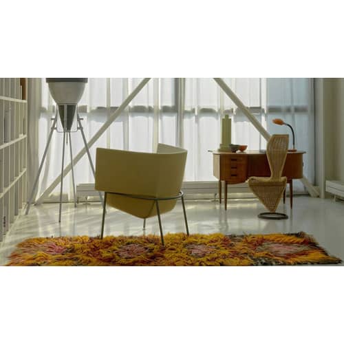 Chaise S-Chair fibre végétale beige / Tom Dixon, 1991 - Osier - Cappellini - Osier naturel - Métal, Osier