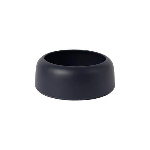 Coppa Omar 01 ceramica blu / Small - Ø 23,5 x H 9,5 cm / Fatta a mano - raawii - Blu scuro - Ceramica smaltata