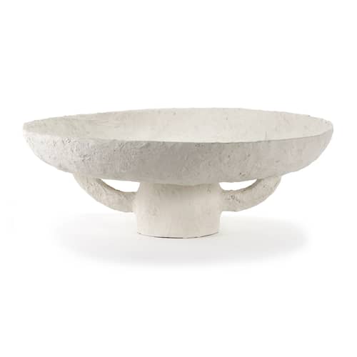 Coupe Earth papier blanc / Papier mâché recyclé - Ø 45 x H 16 cm - Serax - Ø 45 x H 16 cm -  Papier mâché recyclé