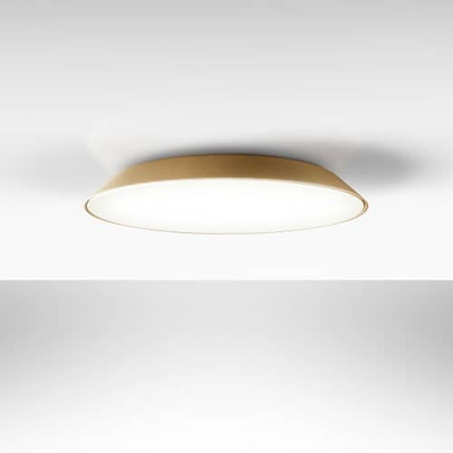 Febe LED Wall light plastic material grey / Ø 61 cm - Artemide - Dove grey - Methacrylate, Polycarbonate
