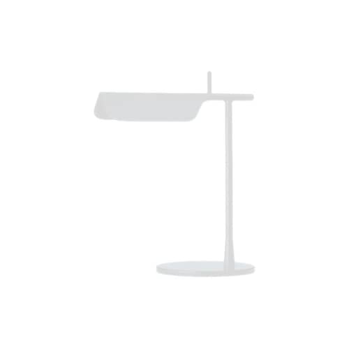 Lampe de table Tab T LED / orientable - Flos - Blanc - Aluminium, PMMA