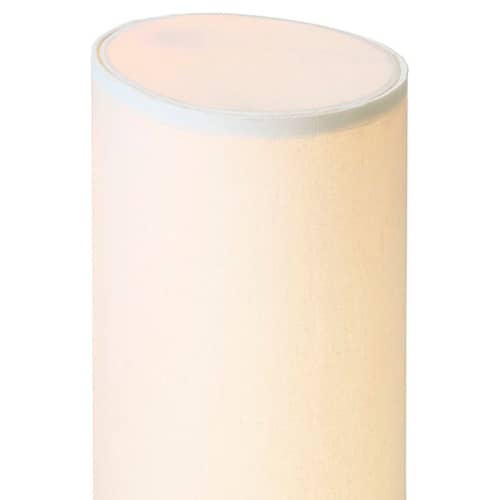 Lampe de table The Unbound LED / H 45 cm - marbre / Pivotant - Gubi - Lin blanc / Marbre gris - Lin, Marbre