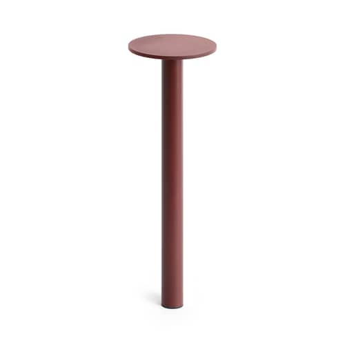 Lampe extérieur sans fil rechargeable Host Large / LED - H 30 cm / Fixation magnétique - Hay - Rouge fer - Acier thermolaqué, Aimant, Aluminium thermolaqué