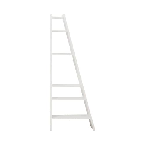 Libreria Delta 001 / L 76 x H 195 cm - POP UP HOME - Bianco - Melamina, Pannelli alveolari