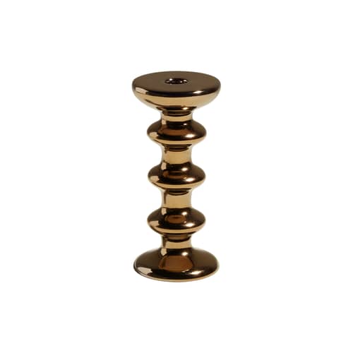 Portacandela Slave ceramica oro / H 20 cm - Maison Sarah Lavoine - Dorato bronzeo - Ceramica
