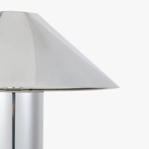 Tischleuchte Chroma metall silber / H 41 cm - NV GALLERY - Verchromt - rostfreier Stahl