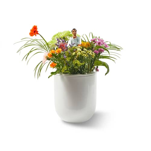 Vaso Rêveur du Jour ceramica bianco - Pols Potten - Bianco - Ceramica