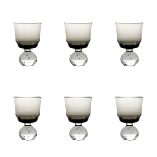 Verre à vin Eternal Snow S / Set de 6 - Ø 6,3 x H 9,5 cm - Serax - Gris - Verre soufflé
